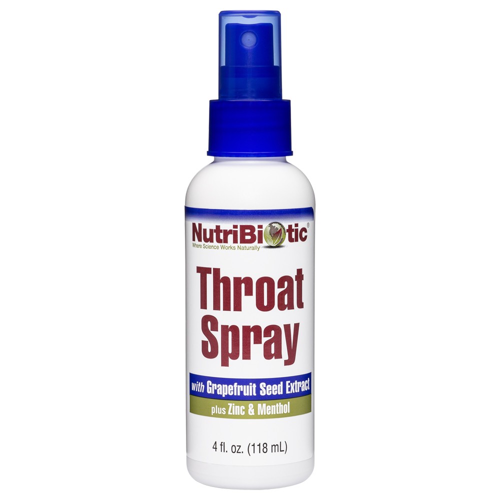 Throat Spray with Grapefruit Seed Extract plus Zinc and Menthol 4 oz.