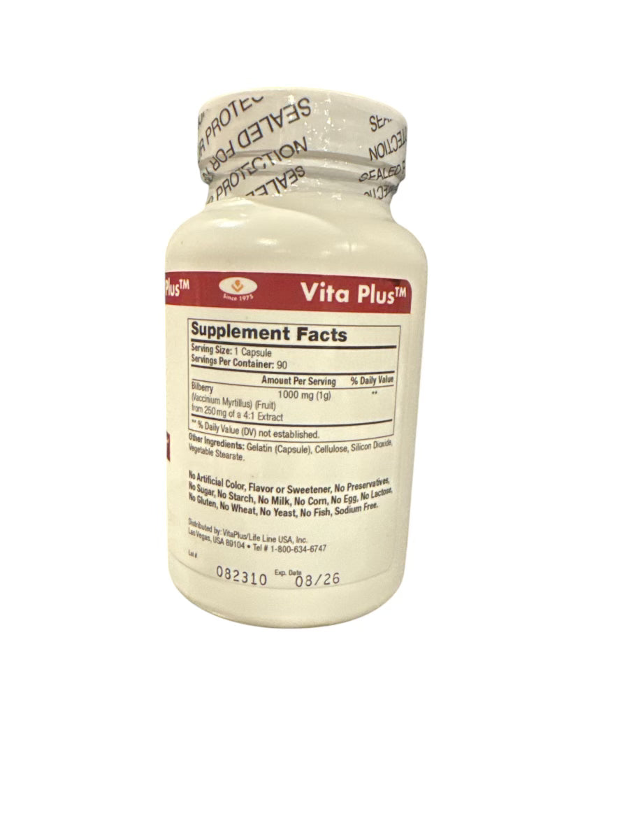 Bilberry 1000 mg 90 ct