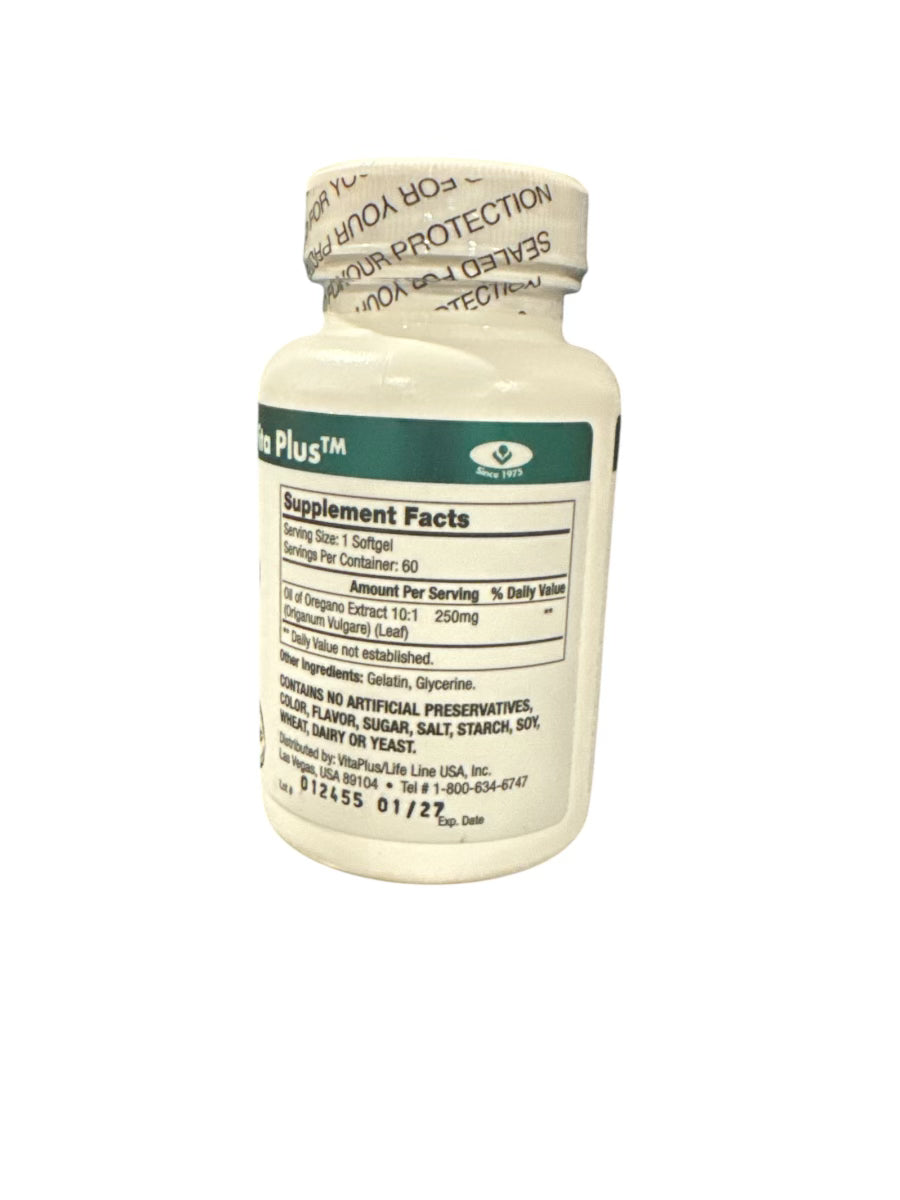 Oil of Oregano 250 mg 60 caps