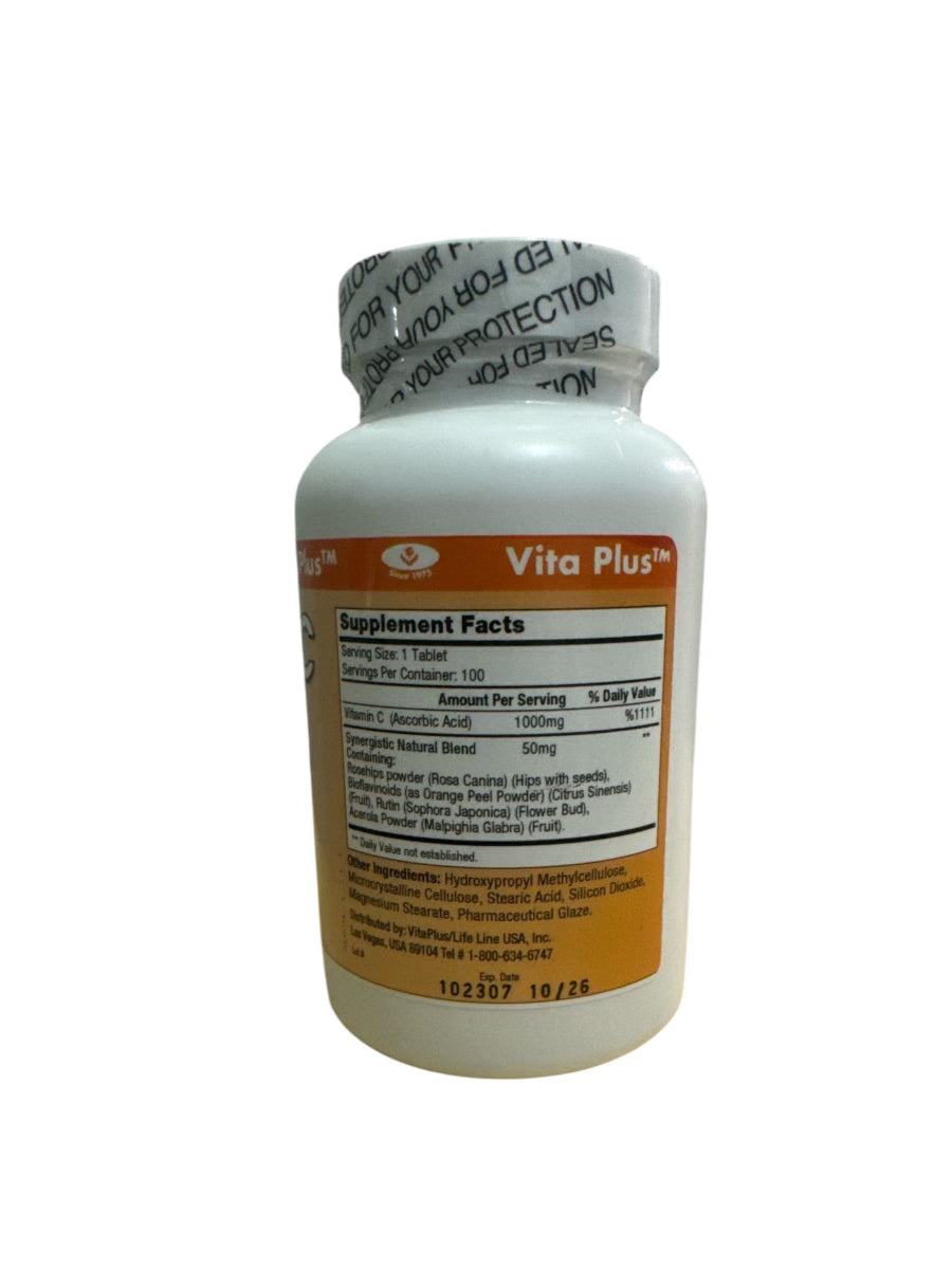 Vitamin C 1000 mg 100 tablets
