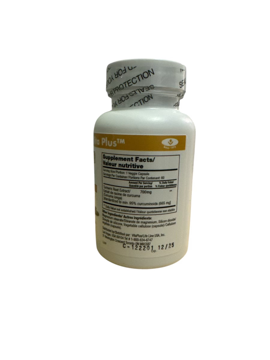 Curcumin (tumeric) extract 60 capsules