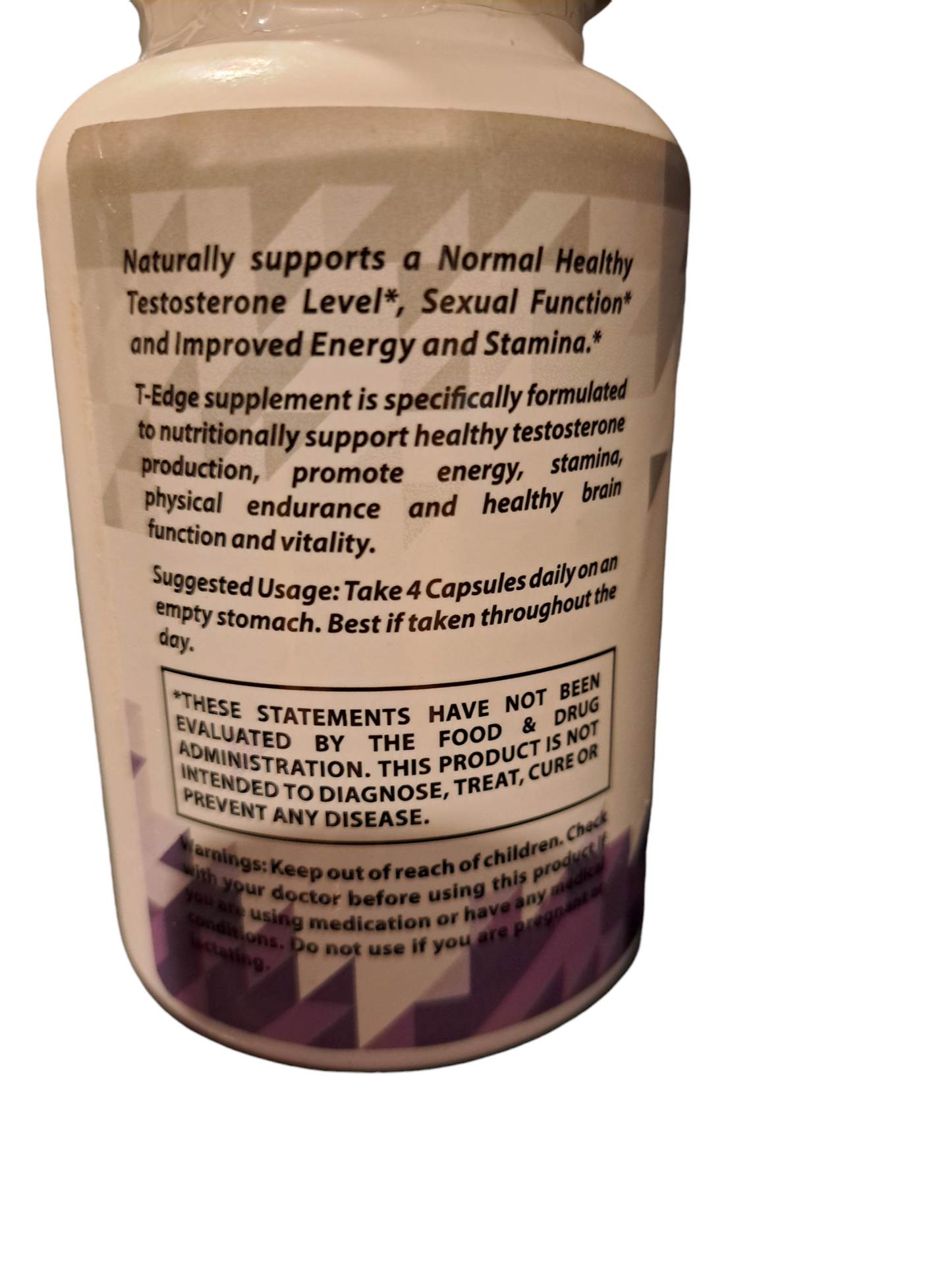 T-Edge Complex 120 vc Natural Testosterone Booster
