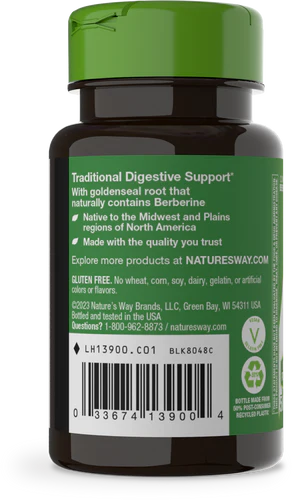 Goldenseal root 570 mg. 50 capsules