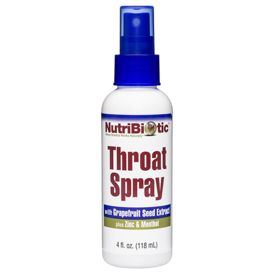 Throat Spray with Grapefruit Seed Extract plus Zinc and Menthol 4 oz.