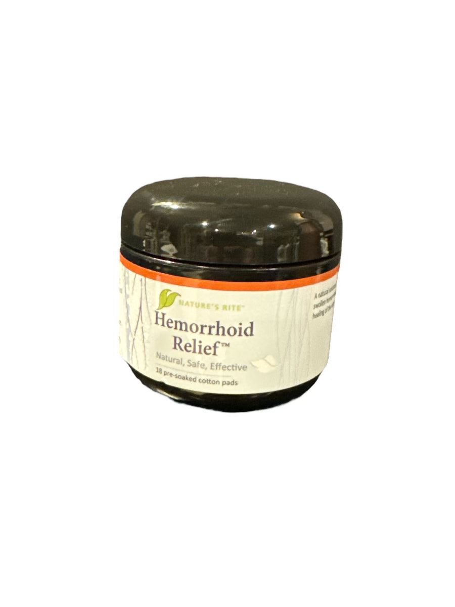 Hemorrhoid Relief 18 pre-soaked cotton pads