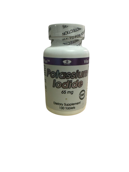 Potassium Iodide 100 tablets