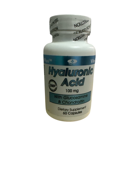 Hyaluronic Acid w/gluc/chon 100mg 60c