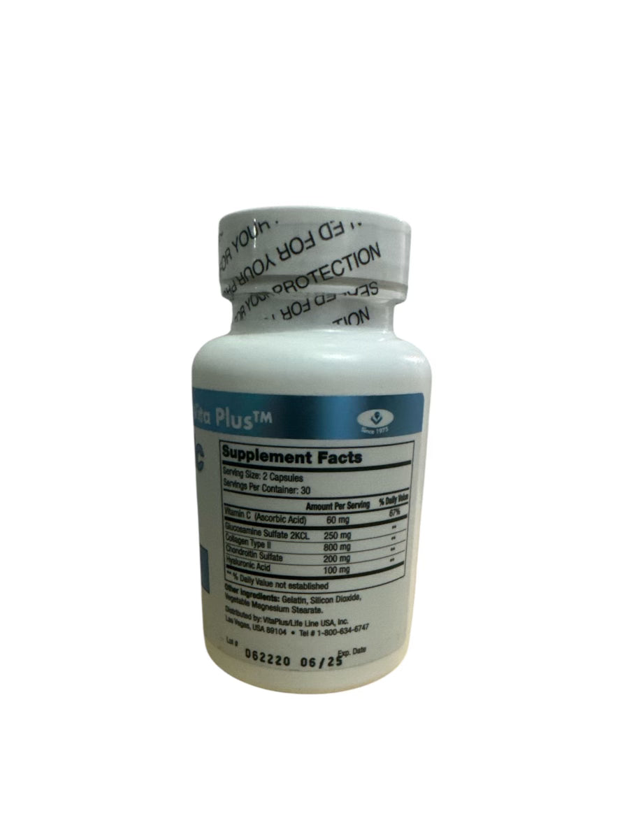 Hyaluronic Acid w/gluc/chon 100mg 60c