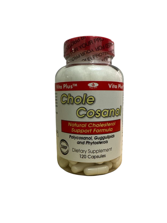 Chole Cosanol (Policosanol, guggulipids and phytosterols) 120 capsules