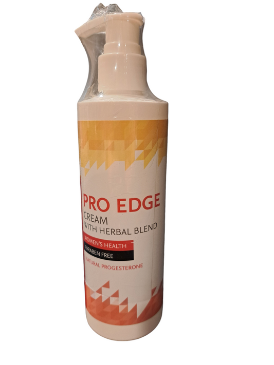 Women's PRO Edge Progesterone  Creame with Herbal Blend  8 oz pump