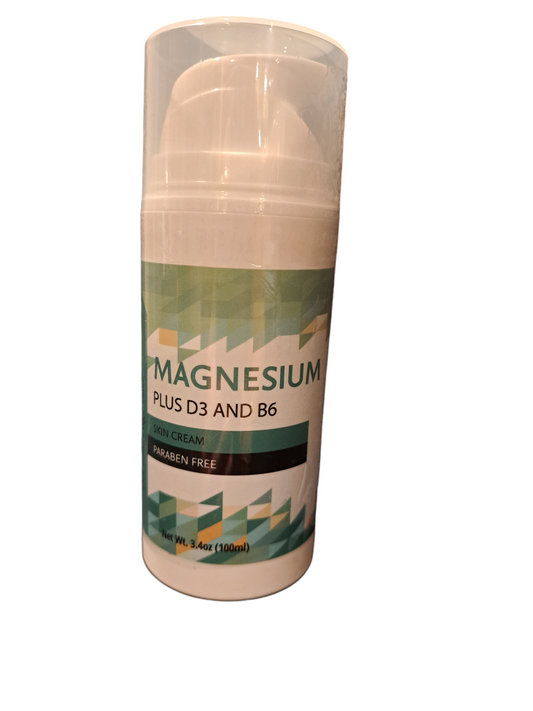 Magnesium Plus D3 and B6 Airless pump