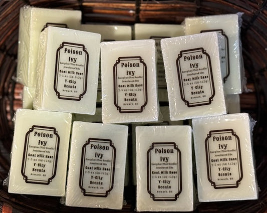 Y City Scents Poison Ivy Jewelweed Goat milk soap bar